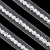 2Yards Netting Fabric Beaded Trim Ribbon OCOR-ME0001-64A-01-1