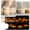 20Pcs Transparent Plastic Candle Holder AJEW-LP0001-04-4