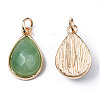 Natural Green Aventurine Pendants G-S359-364C-3