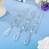3Pcs Alloy Planet Moon Hanging Ornaments HJEW-TA00367-4