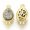 Druzy Resin Links Connectors RESI-T019-01-3