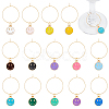 Alloy Enamel Wine Glass Charms AJEW-AB00103-1
