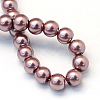 Baking Painted Pearlized Glass Pearl Round Bead Strands HY-Q003-6mm-58-4