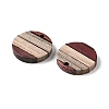 Sandalwood & Wenge Wood Pendants WOOD-S061-01B-2