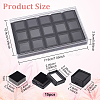 15Pcs Mini Square Acrylic Glass Window Boxes Sets CON-WH0088-43A-2