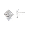 Alloy Stud Earring Findings PALLOY-N150-83P-3