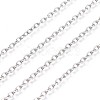 Tarnish Resistant 304 Stainless Steel Cable Chains CHS-L024-015P-2