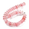 Cherry Quartz Glass Beads Strands G-P559-A12-02-3