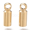 Brass Cord Ends KK-H759-40B-G-1