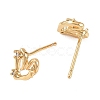 SHEGRACE Brass Micro Pave Cubic Zirconia Stud Earring XGRQ4N050-705G-2