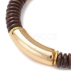 CCB Plastic Beaded Stretch Bracelets for Women BJEW-JB12151-04-3