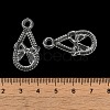 Transparent Acrylic Pendants TACR-G048-24-3