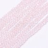 Transparent Glass Beads Strands X-EGLA-K010-A03-1