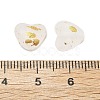Frosted Transparent Acrylic Beads OACR-F013-10-3