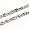 Tarnish Resistant 304 Stainless Steel Lumachina Chains CHS-O005-25C-1