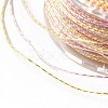 25 Rolls Polyester Metallic Threads OCOR-E026-05-5