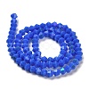 Opaque Solid Color Imitation Jade Glass Beads Strands EGLA-A039-P4mm-L11-2