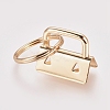 Iron Key Fob Hardware Sets IFIN-WH0051-69LG-2