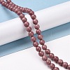 Grade A Natural Rhodonite Beads Strands G-E571-23A-2