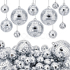 81Pcs 5 Styles Glass Pendants FIND-GW0001-02-1