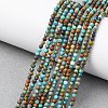 Natural Turquoise Beads Strands G-K366-G01-3mm-1