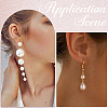 1573Pcs 5 Styles ABS Plastic Imitation Pearl Beads KY-PA0001-13A-5