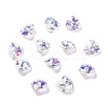 Electroplate Glass Charms G030V10mm-001GL-1