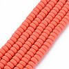 Handmade Polymer Clay Beads Strands CLAY-N008-008-37-2