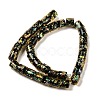 Handmade Dichroic Foil Glass Beads Strands DICH-U001-09B-2