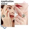 DIY Blank Dome Finger Ring Making Kit DIY-SC0022-14-5