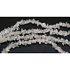 Natural Quartz Crystal Chips Beads Strands X-F019-1