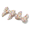 Floral Silicon Beads SL-CBAC986-02C-2