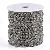 Soldered Brass Coated Iron Rolo Chains CH-S125-08A-P-3