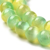 Natural Selenite Dyed Beads Strands G-P493-02K-4