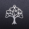 Tarnish Resistant 201 Stainless Steel Hollow Pendants STAS-Q201-JN298-1-1