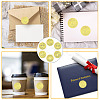 6 Patterns Aluminium-foil Paper Adhesive Embossed Stickers DIY-WH0451-004-4