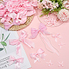 64Pcs 5 Styles Polyester Bowknot Ornament Accessories DIY-SP0004-75-3