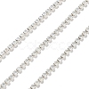 Iron Rhinestone Glass Cup Chain CH-U001-01G-2