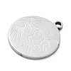 201 Stainless Steel Pendants SA-CBA3D3A-05P-27-2