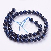 Natural Tiger Eye Beads Strands G-G544-8mm-04-2