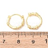 Ring with Letter X 925Sterling Silver Micro Pave Clear Cubic Zirconia Hoop Earrings for Women EJEW-K317-03G-5