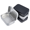 4Pcs 2 Colors Iron Jewelry Storage Boxes with Hinged Lid CON-SP0001-18-1