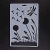 Plastic Reusable Drawing Painting Stencils Templates DIY-F018-B11-2