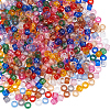 550Pcs 11 Colors Transparent Acrylic European Beads OACR-SP0002-22-1