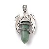 Natural Green Aventurine Pointed Pendants G-B042-04P-56-2