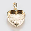 Brass Pendant Cabochon Settings LS-KK-G338-11G-1