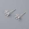 304 Stainless Steel Stud Earring Findings X-STAS-D448-087S-5mm-1