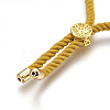 Cotton Cord Bracelet Making KK-F758-03I-G-3