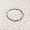 304 Stainless Steel Beads Stretch Bracelets for Women FS-WGC4F34-14-1