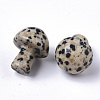 Natural Dalmatian Jasper GuaSha Stone G-N0325-02F-2